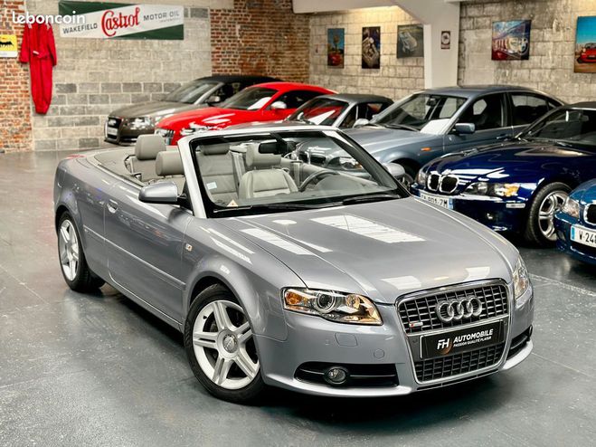 Audi A4 S-Line Cabriolet 3.2L V6 FSI 255 ch Quat Gris de 2006