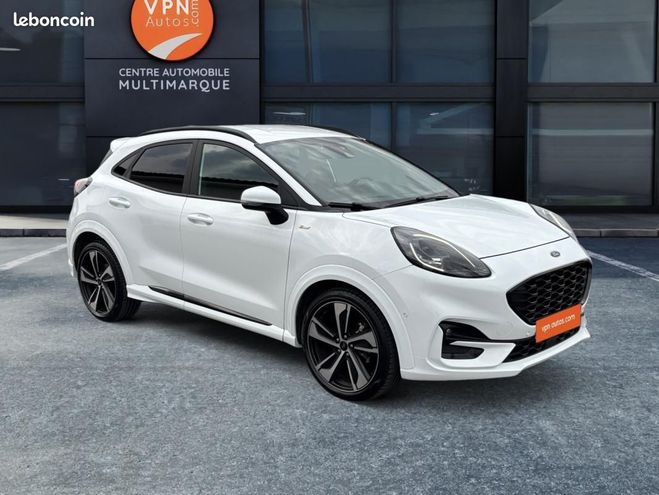 Ford Puma 1.0 EcoBoost 155 ch mHEV S&S Powershift  Blanc de 2022