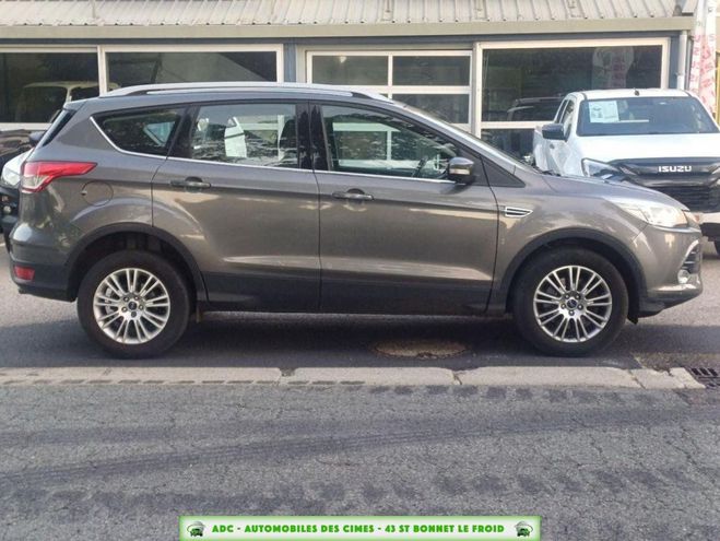 Ford Kuga II 2.0 TDCI 163 FAP 4X4 TITANIUM POWERSH Gris Fonc de 2013