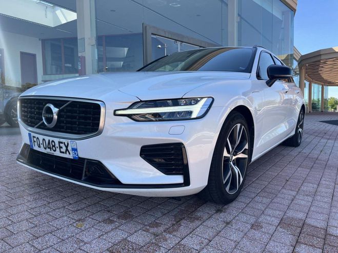 Volvo V60 T8 Twin Engine - 303+87 - BVA Geartronic Blanc de 2020