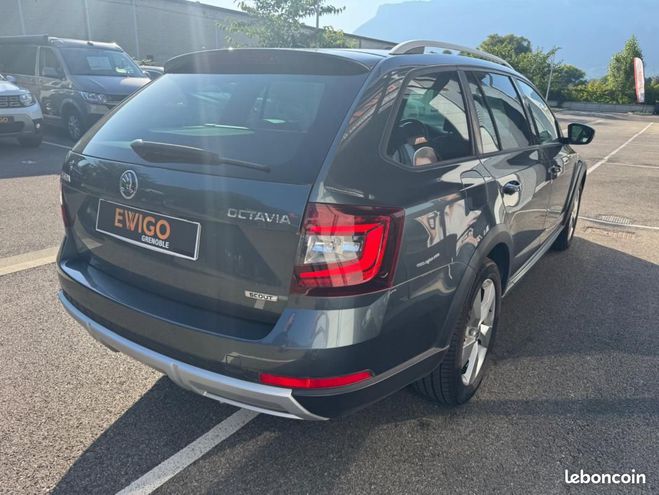 Skoda Octavia Combi 2.0 TDI 180 SCOUT 4X4 DSG BVA Gris de 2018