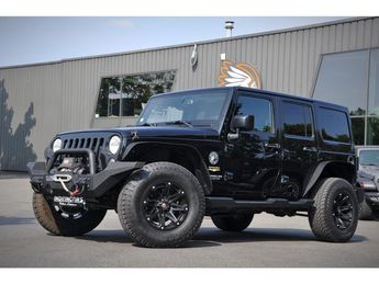  Voir détails -Jeep Wrangler 2.8 CRD FAP - BVA 2015 Unlimited Sahara  à Coignires (78)