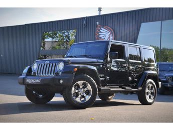  Voir détails -Jeep Wrangler 2.8 CRD FAP - BVA 2016 Unlimited Sahara  à Coignires (78)