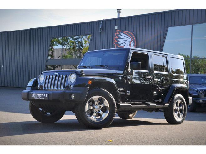 Jeep Wrangler 2.8 CRD FAP - BVA 2016 Unlimited Sahara  Noir de 2017