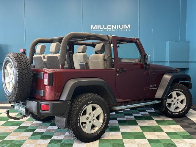 Jeep Wrangler 2.8 CRD SAHARA ORIGINE FRANCE Rouge de 2008