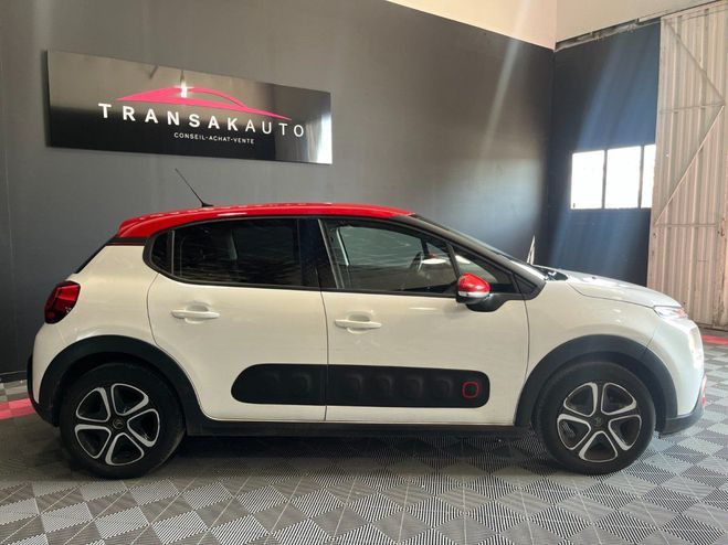 Citroen C3 PureTech 82 Shine - APPLE CARPLAY + DIST Blanc de 2018