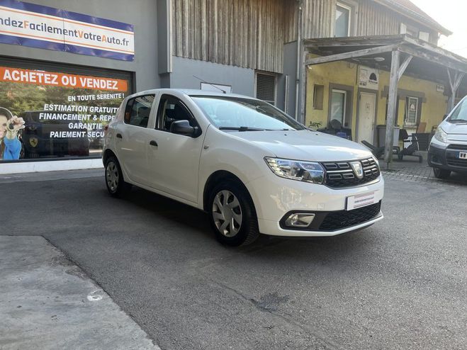 Dacia Sandero 1.0l 75cv Blanc Mtallis de 2019