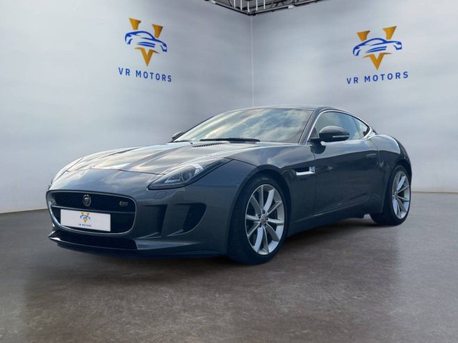 Jaguar F-Type 3.0 V6 380ch S BVA8 *Suivi / Cuir ROUGE* GRIS F de 2015