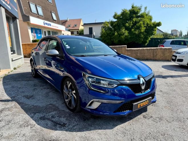 Renault Megane 1.6 TCE 205 ENERGY GT EDC BVA Bleu de 2016