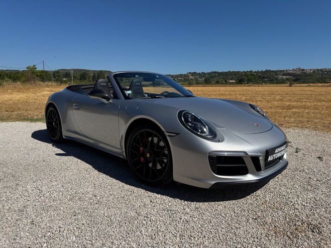 Porsche 911 991-2 CARRERA 4 GTS 3.0 450 PDK7 CABRIOL ARGENT GT de 2018