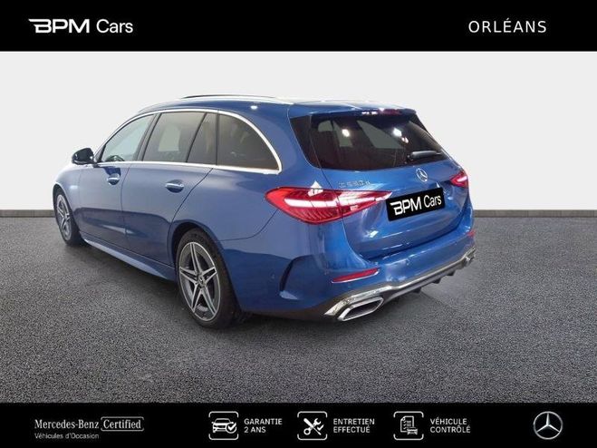 Mercedes Classe C Break 220 d 197ch AMG Line Bleu Spectral Mtallis de 2024