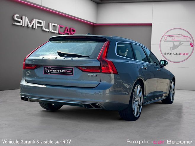 Volvo V90 D5 AWD 235 ch Geartronic 8 Inscription Gris de 2016