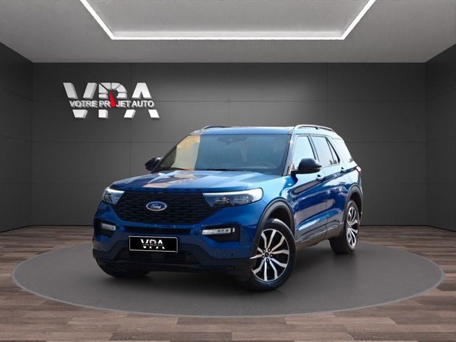 Ford Explorer  3.0 PHEV  457ch  ST-Line 4x4  7 pla Bleu de 2021
