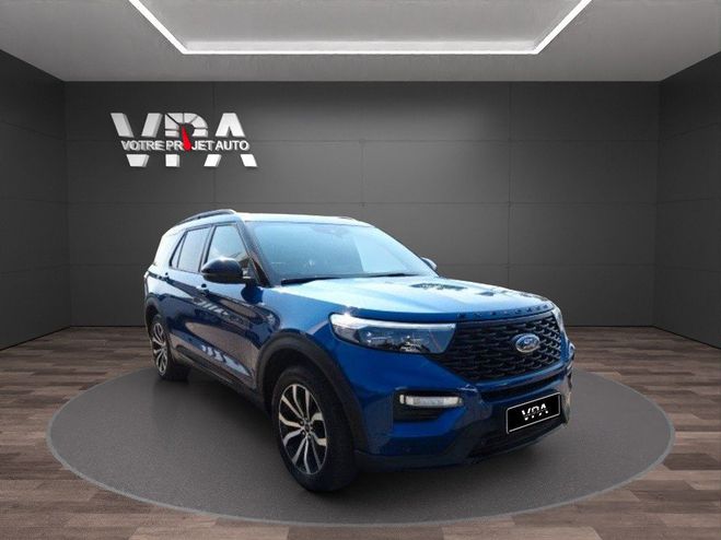 Ford Explorer  3.0 PHEV  457ch  ST-Line 4x4  7 pla Bleu de 2021