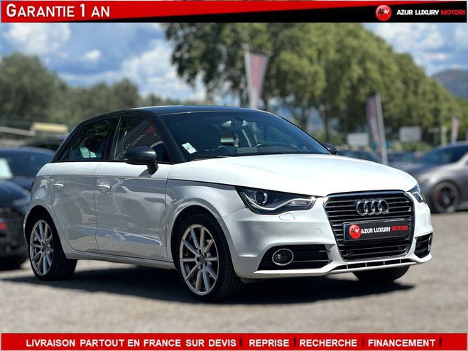 Audi A1 1.6 TDI 90ch FAP Ambition Luxe S tronic  BLANC de 2014