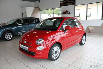  Voir détails -Fiat 500 1.2 69ch Eco Pack Lounge 1er Main Radar  à Pujols (47)