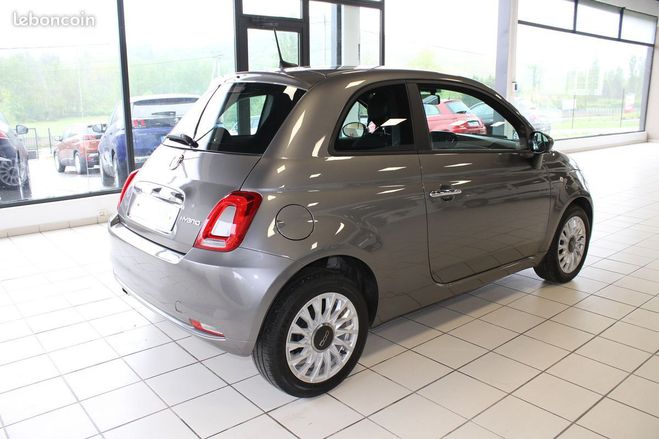 Fiat 500 1.0 essence 70 ch Lounge S-S 1er Main Ga Gris de 2020
