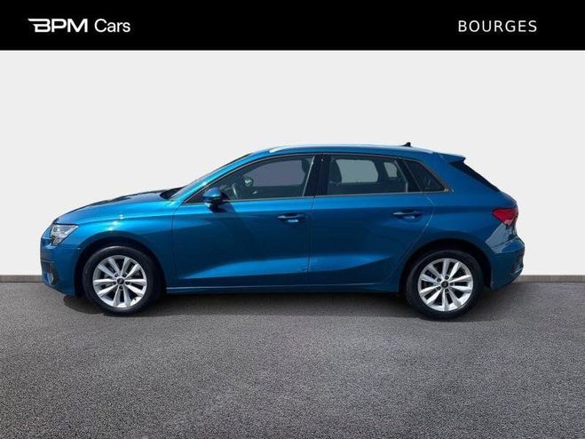 Audi A3 Sportback 35 TFSI 150ch Design Bleu Atoll Mtallis de 2022
