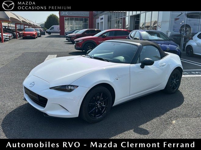 Mazda MX5 5 (4) 1.5 SKYACTIV-G EVAP 132 Elgance S Blanc de 2019