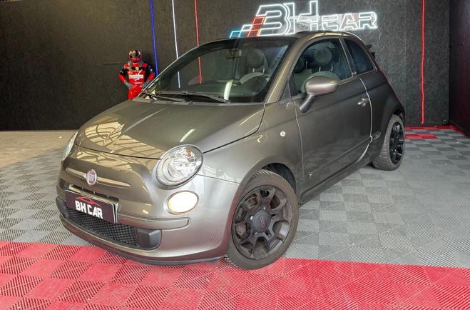 Fiat 500 CABRIOLET 0.9 TWINAIR 85 START-STOP Gris de 2012