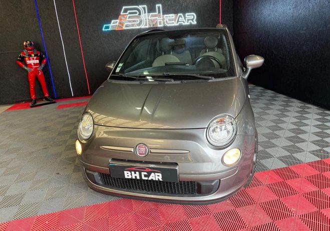 Fiat 500 CABRIOLET 0.9 TWINAIR 85 START-STOP Gris de 2012