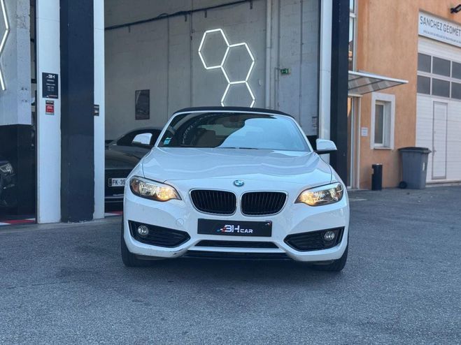 BMW Serie 2 CABRIOLET 2.0 220 D 190 M-SPORT Blanc de 2015