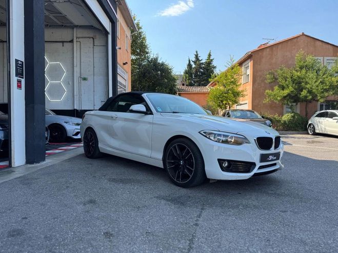 BMW Serie 2 CABRIOLET 2.0 220 D 190 M-SPORT Blanc de 2015