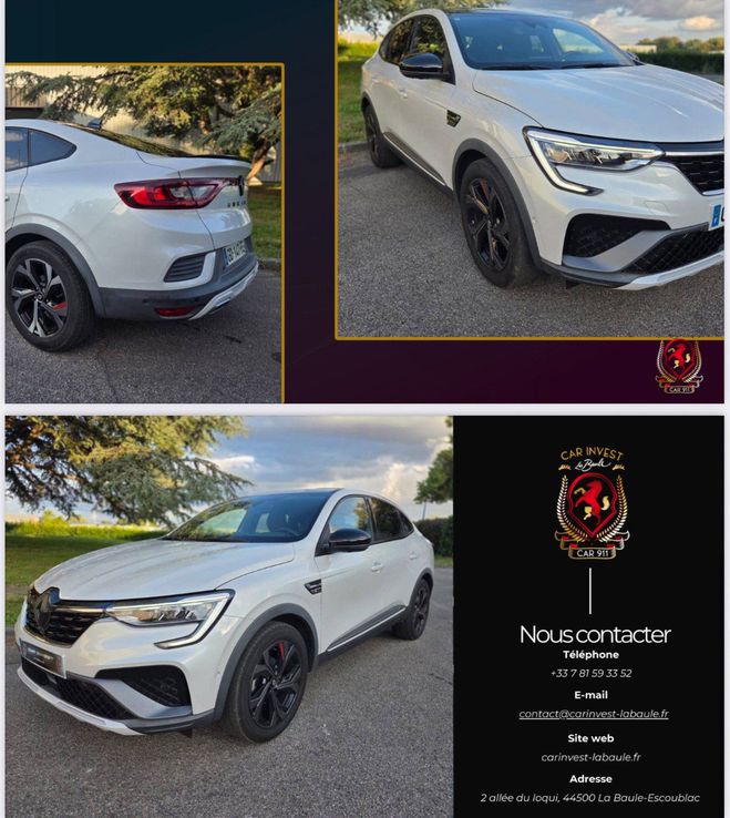 Renault Arkana sr hybride Gris Clair de 2021