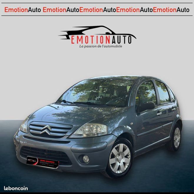 Citroen C3 Phase 2 Exclusive ? 1.4 HDI Turbo 68 ch Gris de 2008