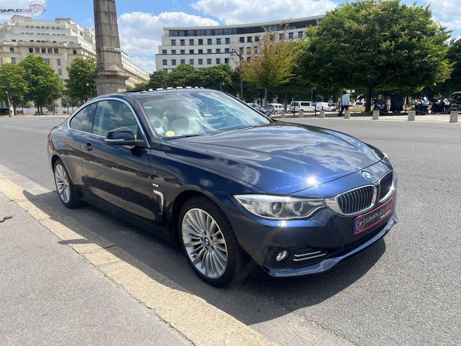 BMW Serie 4 COUPE F32 430d xDrive 258 ch Luxury A Bleu de 2014