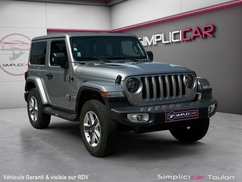  Voir détails -Jeep Wrangler 2.0 l T 272 ch 4x4 BVA8 Sahara garantie  à  La Farlde (83)