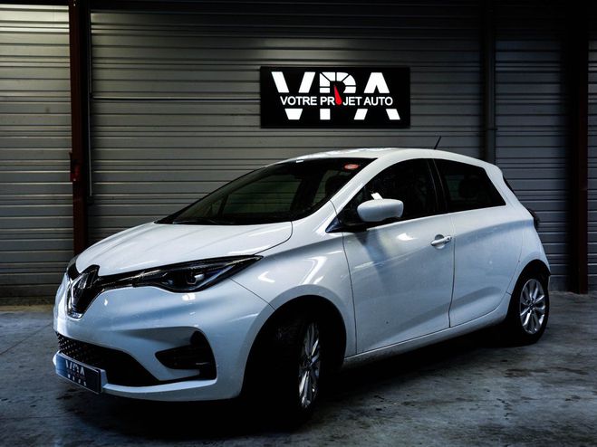 Renault Zoe  110 ch  Bote Automatique  Carplay  Blanc de 2020