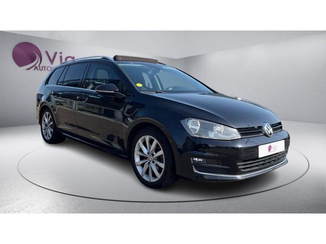 Volkswagen Golf SW 2.0 TDI 150 DSG 6 Carat - TOIT OUVRAN Noir de 2014