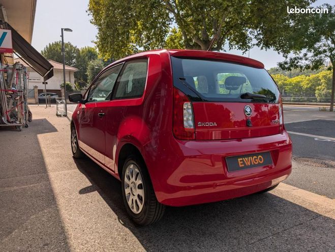 Skoda Citigo 1.0 MPI 60 ch ACTIVE 3P Rouge de 2013