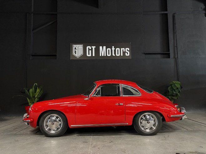 Porsche 356 SC - SUPER KARMANN - MATCHING NUMBERS Rouge de 1964