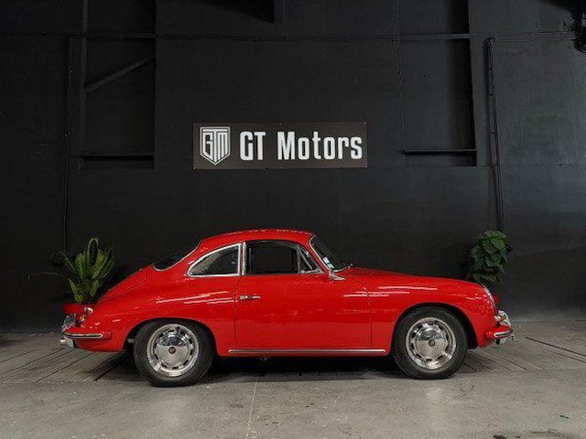 Porsche 356 SC - SUPER KARMANN - MATCHING NUMBERS Rouge de 1964