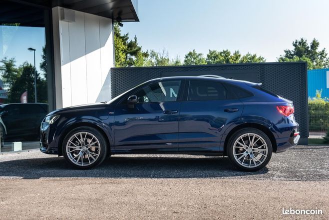 Audi Q3 Sportback 45 TFSIe 245 ch S tronic 6 lin Bleu de 2021