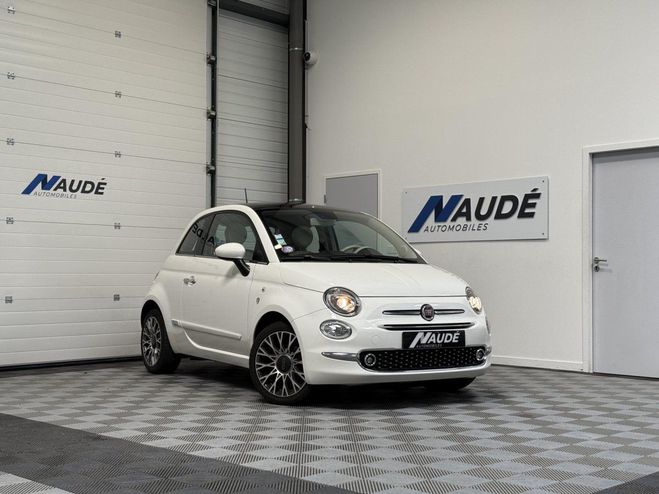 Fiat 500 1.2 69CH Lounge toit panoramique BLANC de 2019