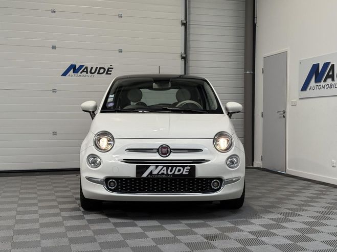 Fiat 500 1.2 69CH Lounge toit panoramique BLANC de 2019
