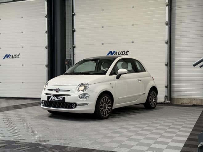 Fiat 500 1.2 69CH Lounge toit panoramique BLANC de 2019