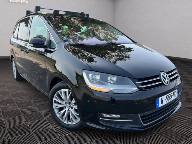 Volkswagen Sharan 2.0 TDI 170 cv Carat BlueMotion DSG Noir de 2011