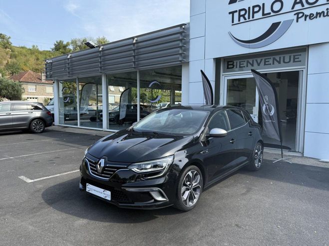 Renault Megane 1.3 TCe - 140 - BERLINE GT Line GPS   CA NOIR de 2019