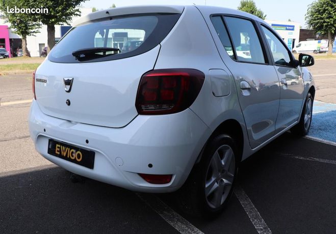 Dacia Sandero 1.0 SCE 75ch LAUREATE ATTELAGE GARANTIE Blanc de 2019