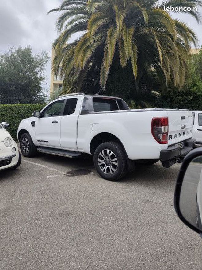 Ford Ranger 2.0 TDCI 213CH DOUBLE CABINE WILDTRAK BV Blanc de 2021