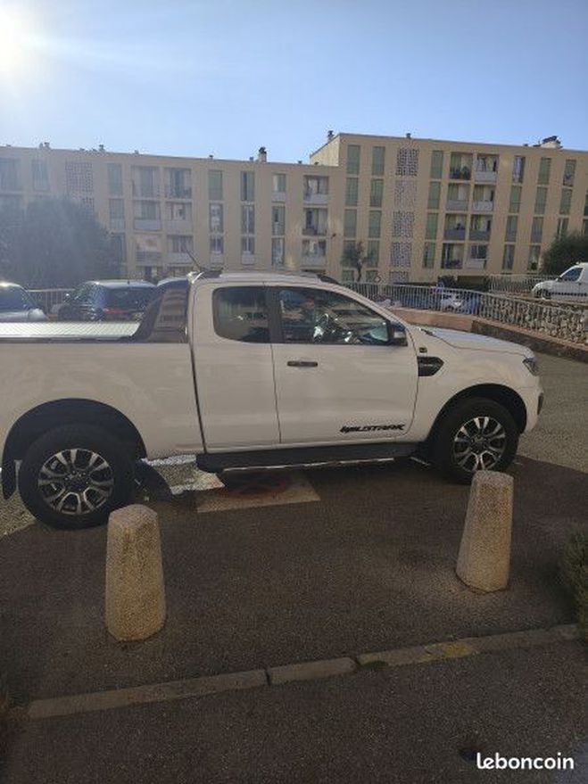 Ford Ranger 2.0 TDCI 213CH DOUBLE CABINE WILDTRAK BV Blanc de 2021