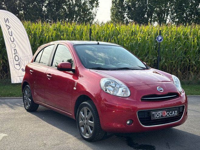 Nissan Micra 1.2 ESS 80CH TEKNA * 94.000KM * 2013 * T ROUGE de 2013