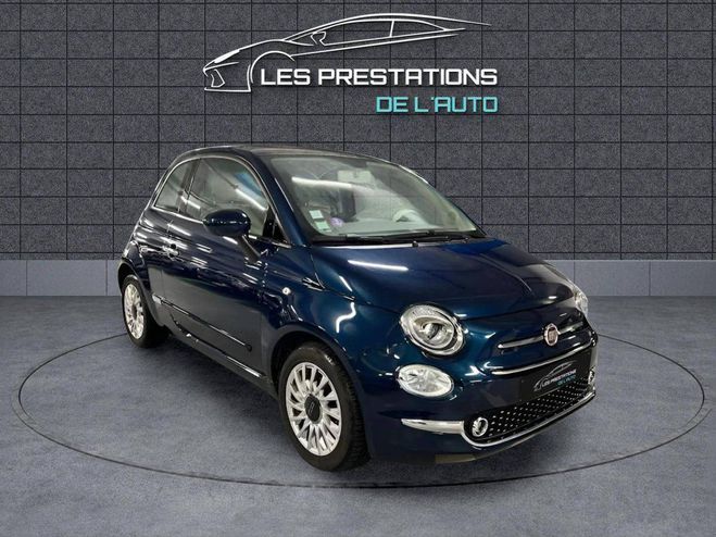 Fiat 500 1.2 8v 69ch Lounge Dualogic BLEU F de 2017