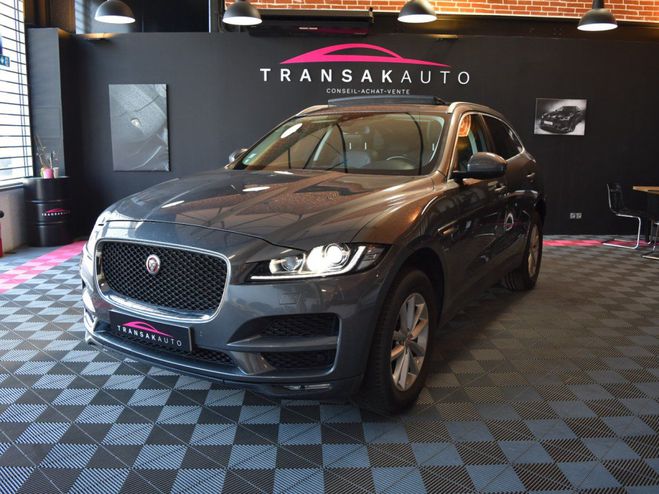 Jaguar F Pace 2.0 D - 180 ch AWD BVA8 Portfolio / TOIT Gris de 2017