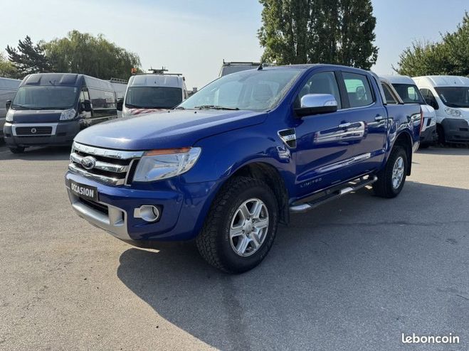 Ford Ranger 3.2 TDCI 200CH DOUBLE CABINE LIMITED 4X4 Bleu de 2015