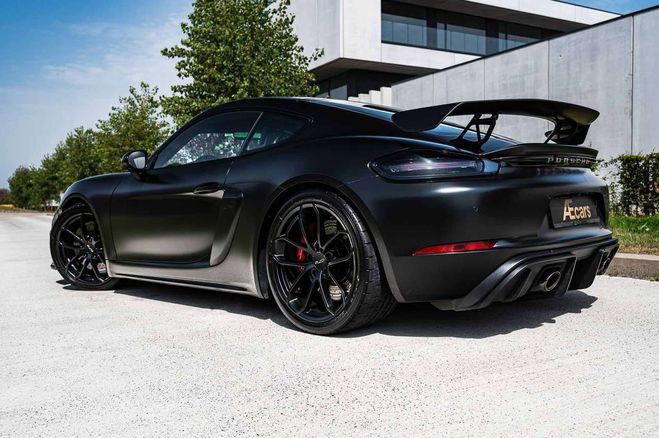 Porsche 718 CAYMAN GT4 CLUBSPORT ONLY 6.000 KM 1 OWN Noir de 